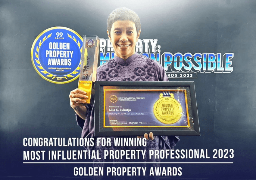 Lilia Sukotjo marketing director alam sutera most influential property 2023