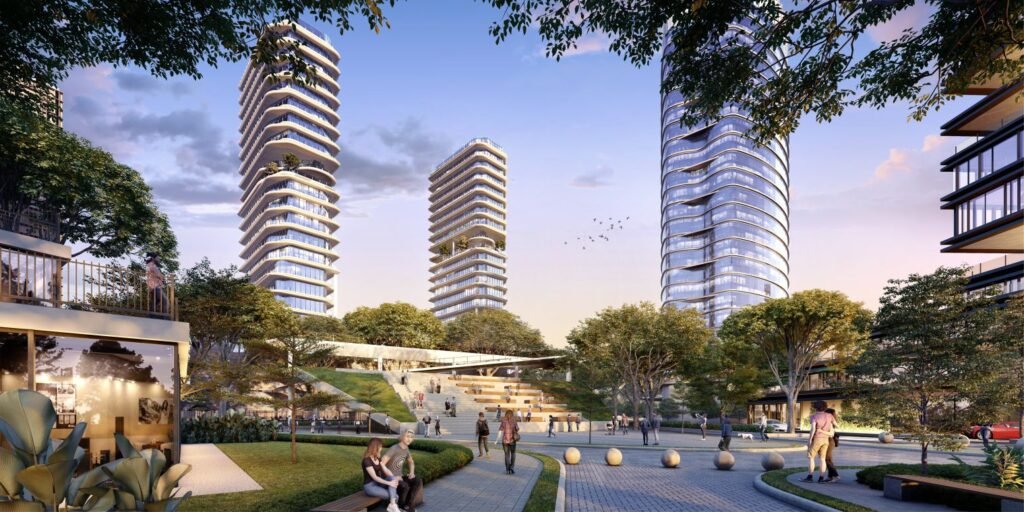 escala alam sutera central living district komersial area